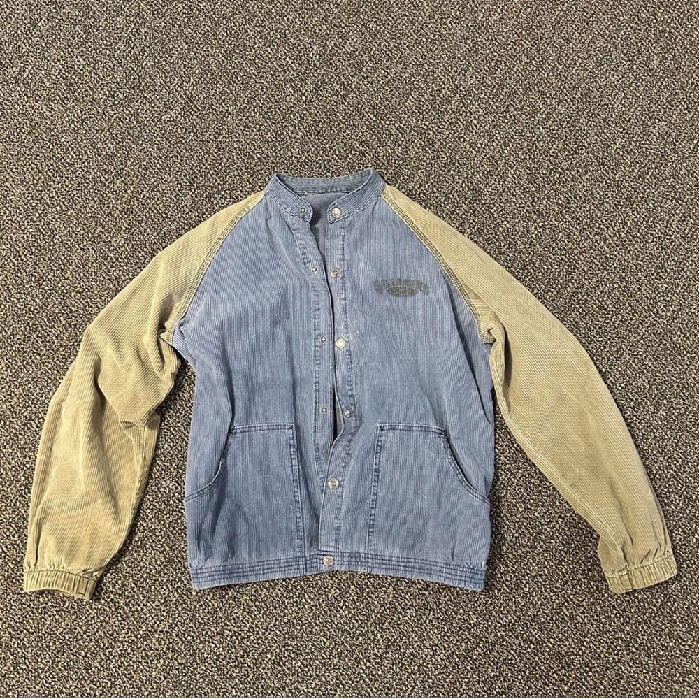Vintage Billabong Blue and Green Corduroy Jacket